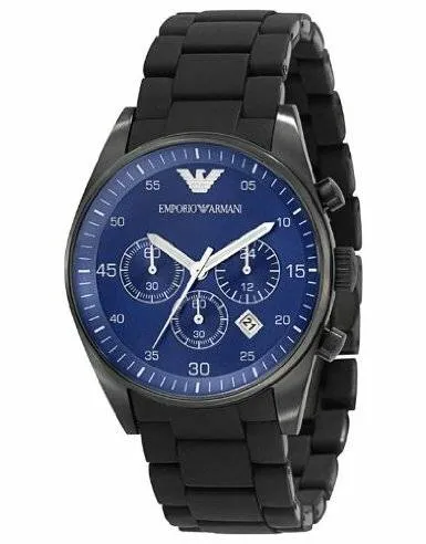 Emporio Armani Blue Chronograph Watch for Men AR5921