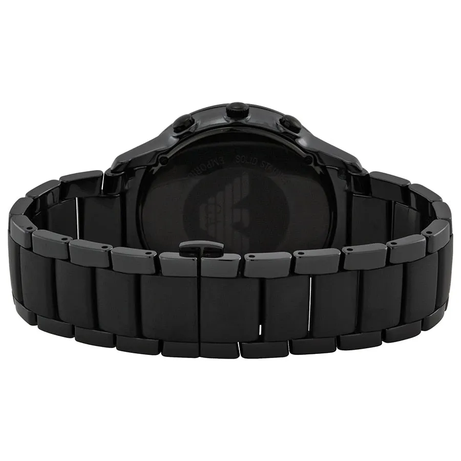 Emporio Armani Men's Black Ceramic Chronograph Watch Model AR1451