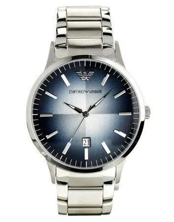 Emporio Armani Renato Blue Dial Steel Mens Watch AR2472