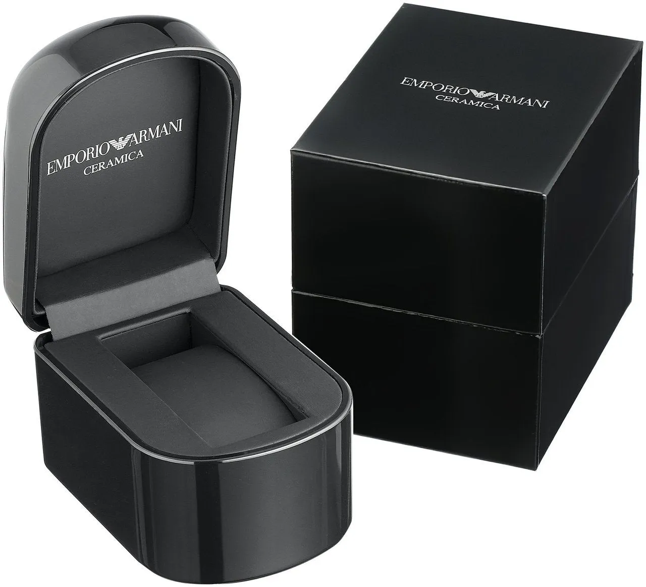 Emporio Armani Women's Blue Leather Crystals Watch AR1914