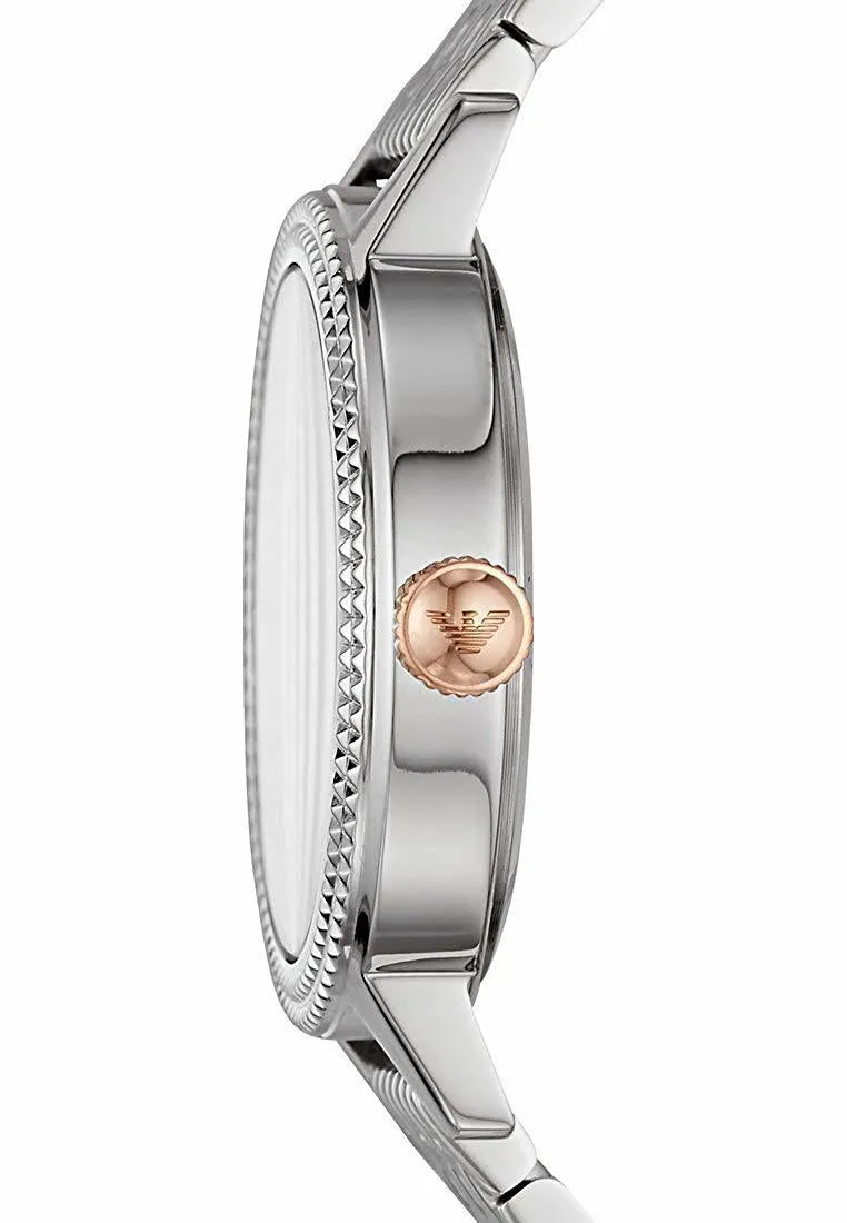 Emporio Armani Women's Elegant Stainless Steel Watch Set AR80020