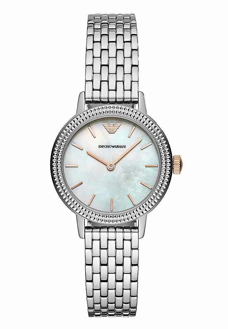 Emporio Armani Women's Elegant Stainless Steel Watch Set AR80020