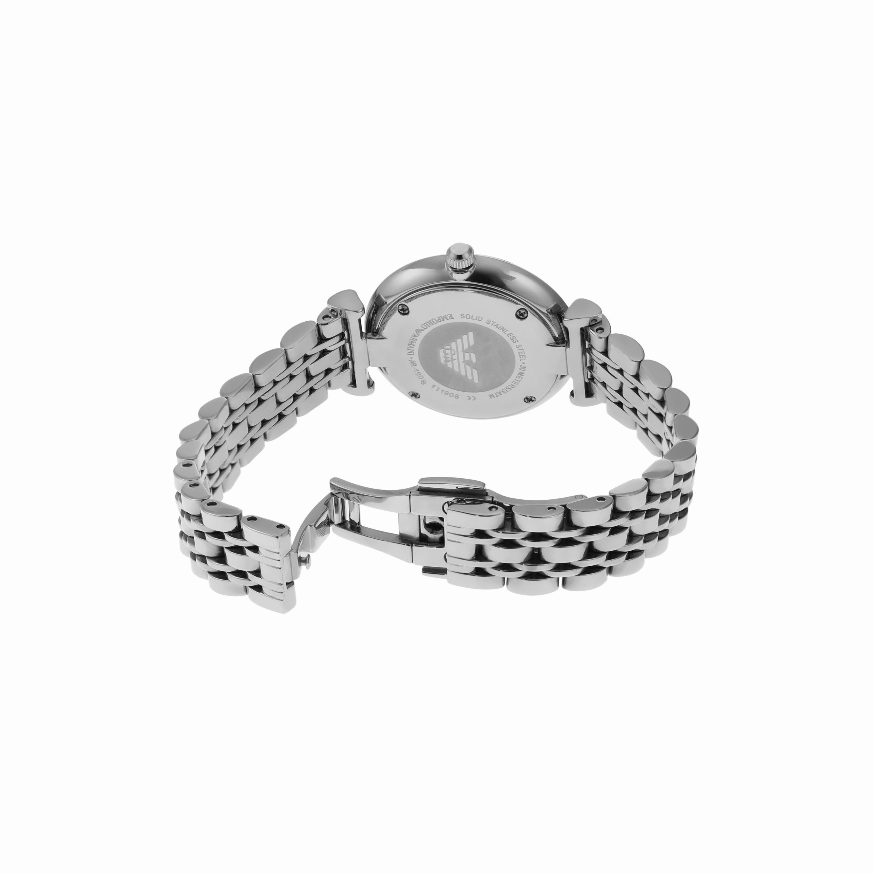 Emporio Armani Silver-Tone Analogue Watch AR1908