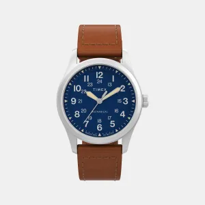 Expedition North Men Blue Analog Leather Watch TW2V00700X6