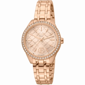 Ferre Milano Women's Watch - Classic Quartz Rose Gold Tone Dial Steel | FM1L116M0261