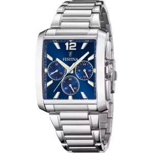 Festina Blue Stainless Steel 316L Strap Men's Watch F20635/2