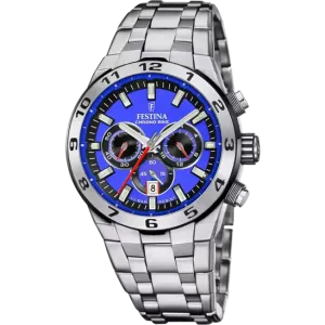 Festina Chrono Bike Blue Dial Stainless Steel Strap Men's Watch F20670/3