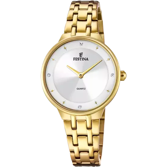 Festina F20601/1 Women's Elegance Stainless-Steel Watch with Silver Dial