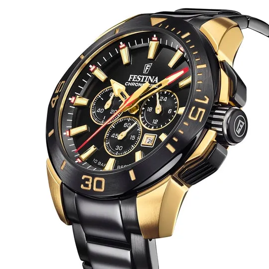 Festina Special Edition Black Dial Black Stainless Steel Strap 316L Men's Watch F20644/1