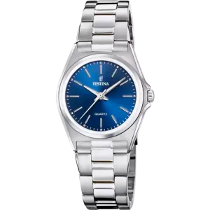 Festina Women's Elegance Blue Steel Strap Timepiece F20553/3