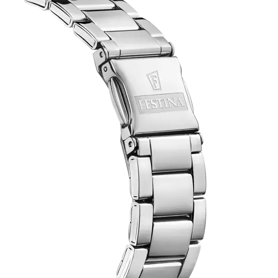 Festina Women's Elegance Collection Watch with Blue Dial and Stainless Steel Band - Model F20622/D
