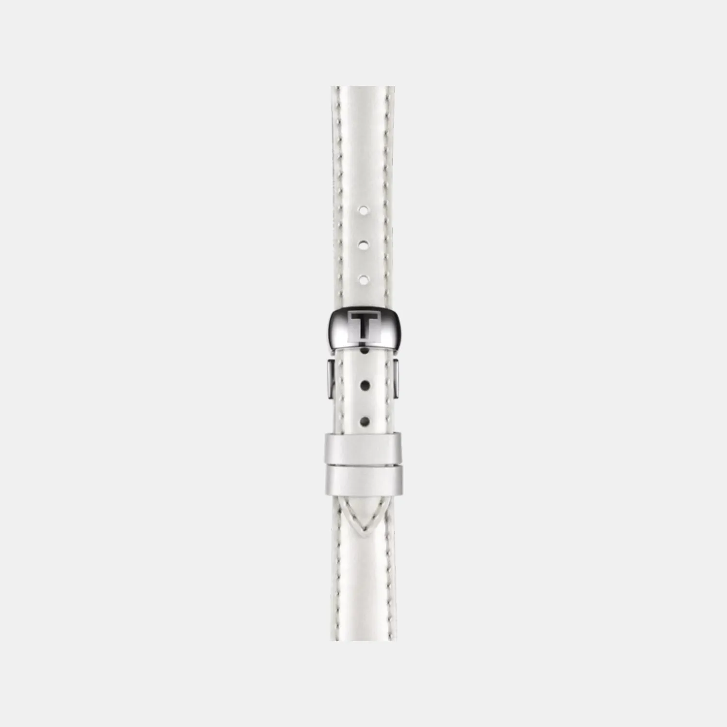 Flamingo T-Lady Women Analog White Mother-Of-Pearl Dial Quartz Leather Watch T0942102611101