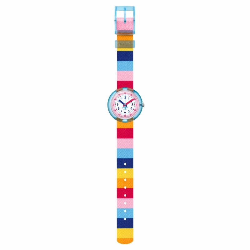 Flik Flak STRIPY PINK Watch FPNP113