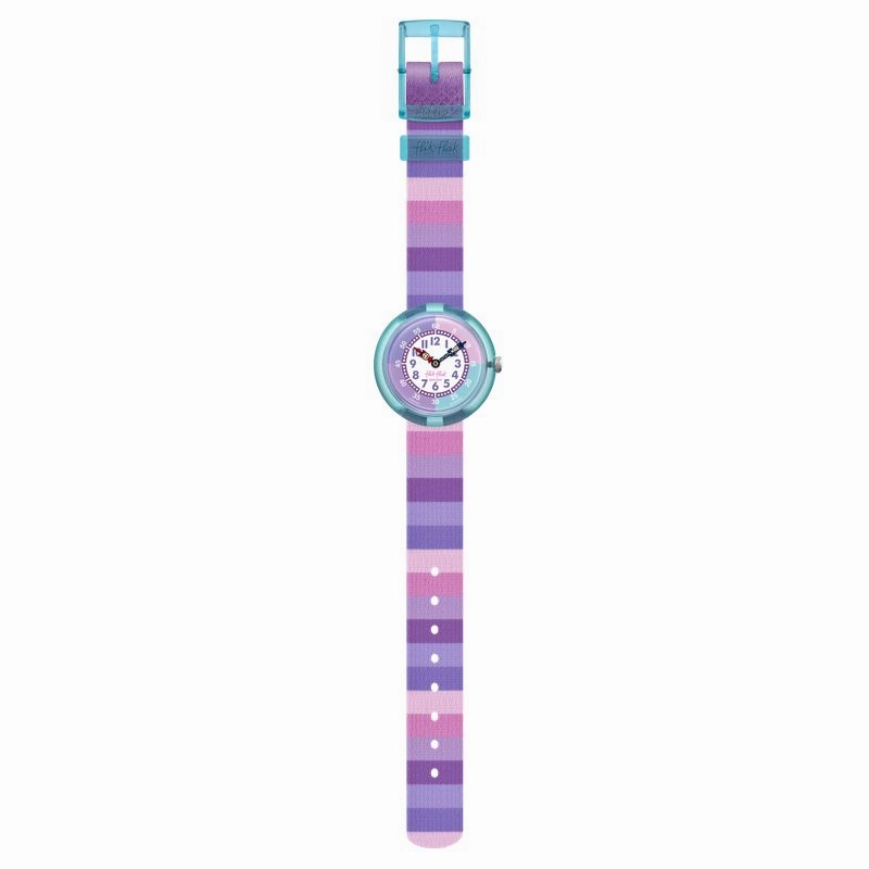 Flik Flak STRIPY PURPLE Watch FBNP225