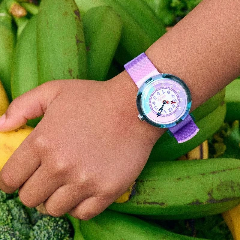 Flik Flak STRIPY PURPLE Watch FBNP225