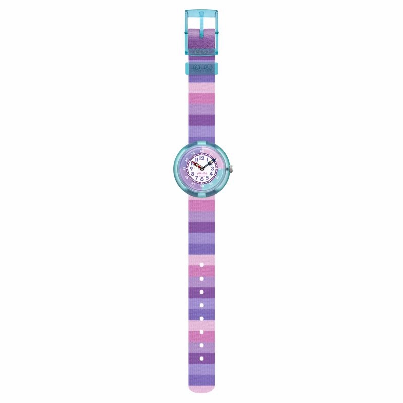 Flik Flak STRIPY PURPLE Watch FBNP225