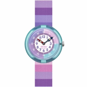 Flik Flak STRIPY PURPLE Watch FBNP225