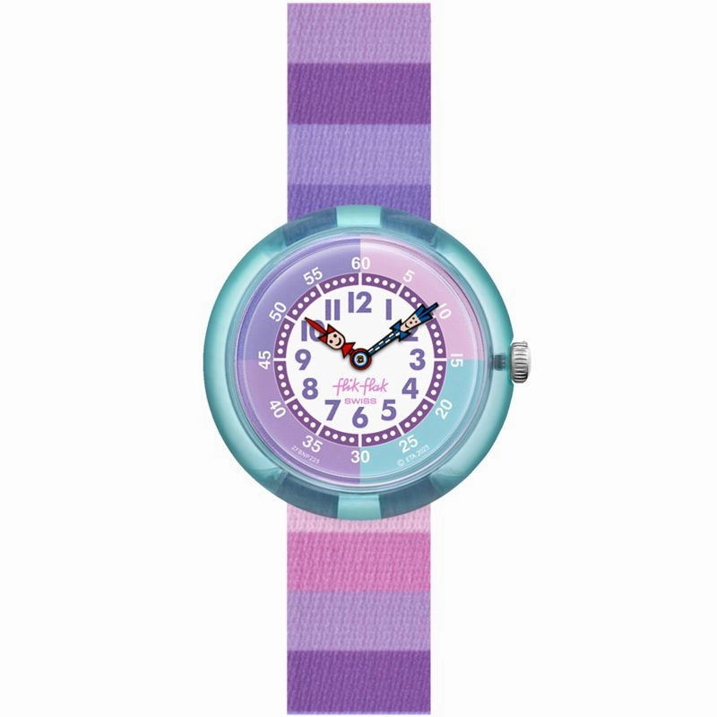 Flik Flak STRIPY PURPLE Watch FBNP225