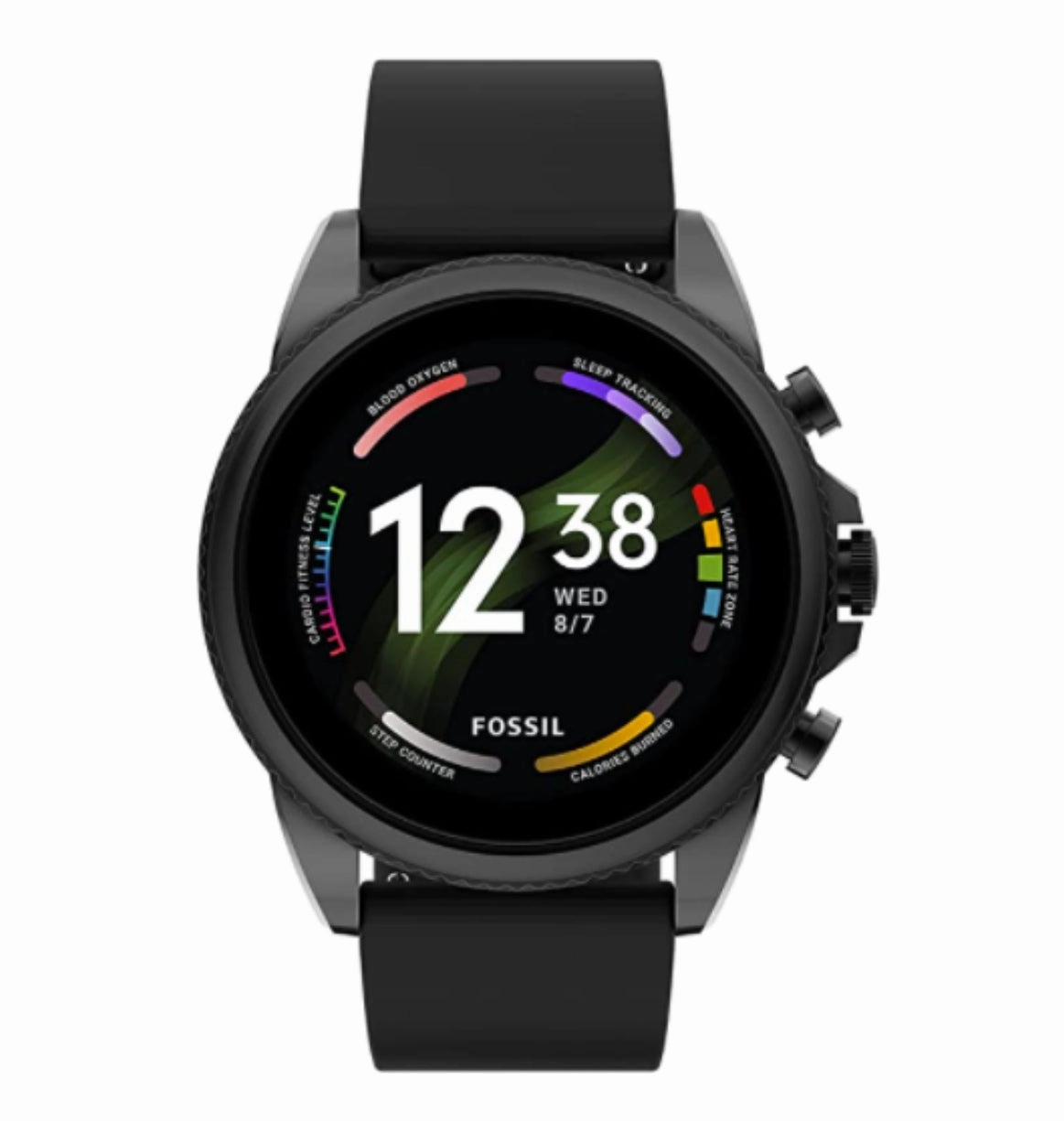 FOSSIL GEN 6 SMARTWATCH BLACK SILICONE (2021)