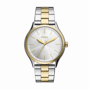 Fossil Men's Fenmore Three-Hand, Two-Tone Stainless Steel Watch