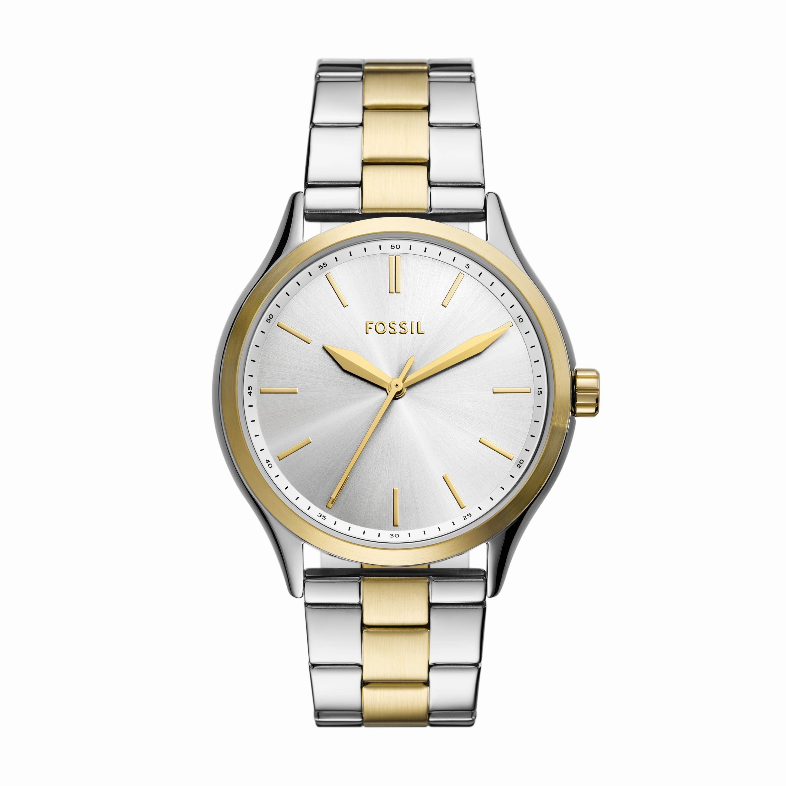 Fossil Men's Fenmore Three-Hand, Two-Tone Stainless Steel Watch