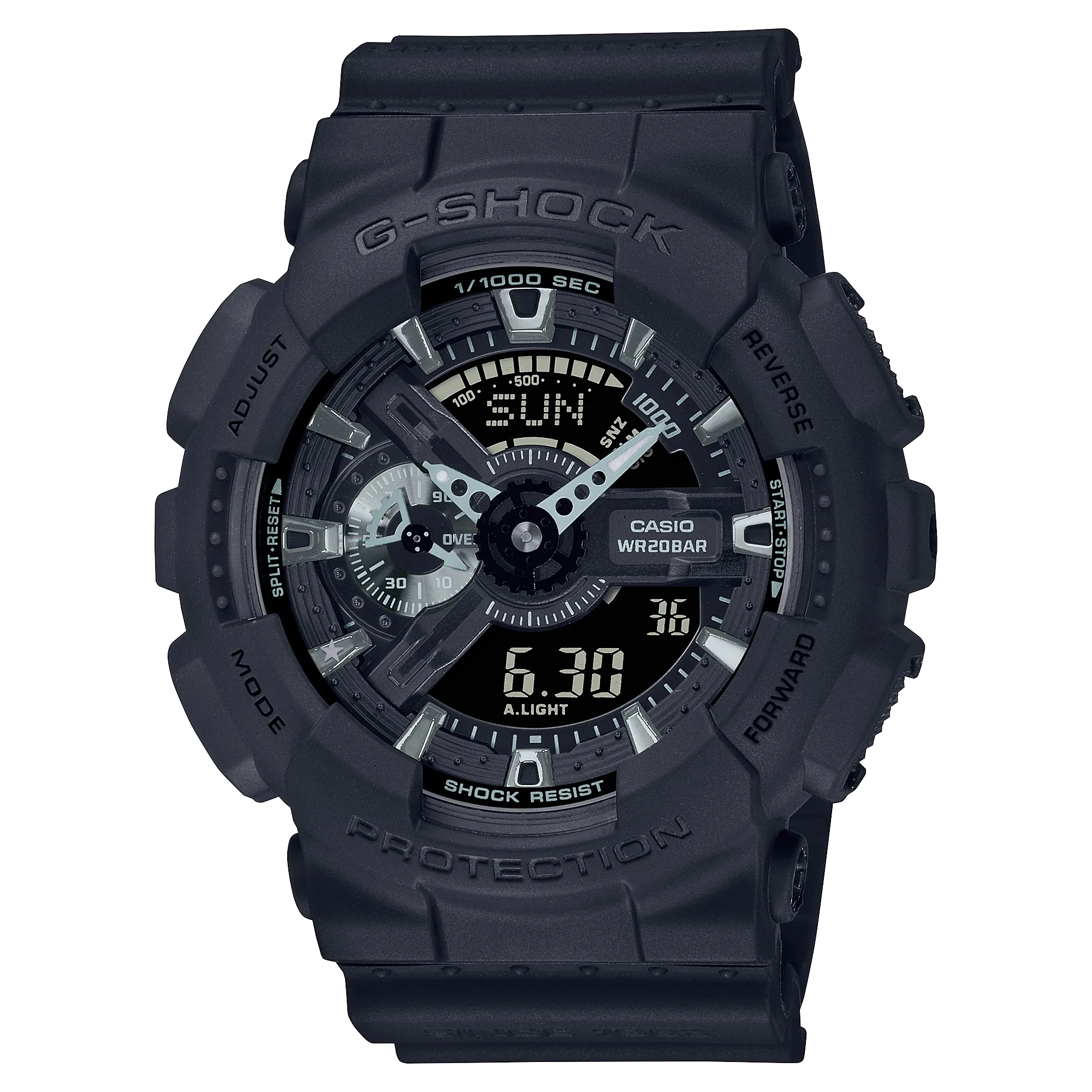 G-Shock 110 SERIES Black Resin Band Watch GA114RE-1A