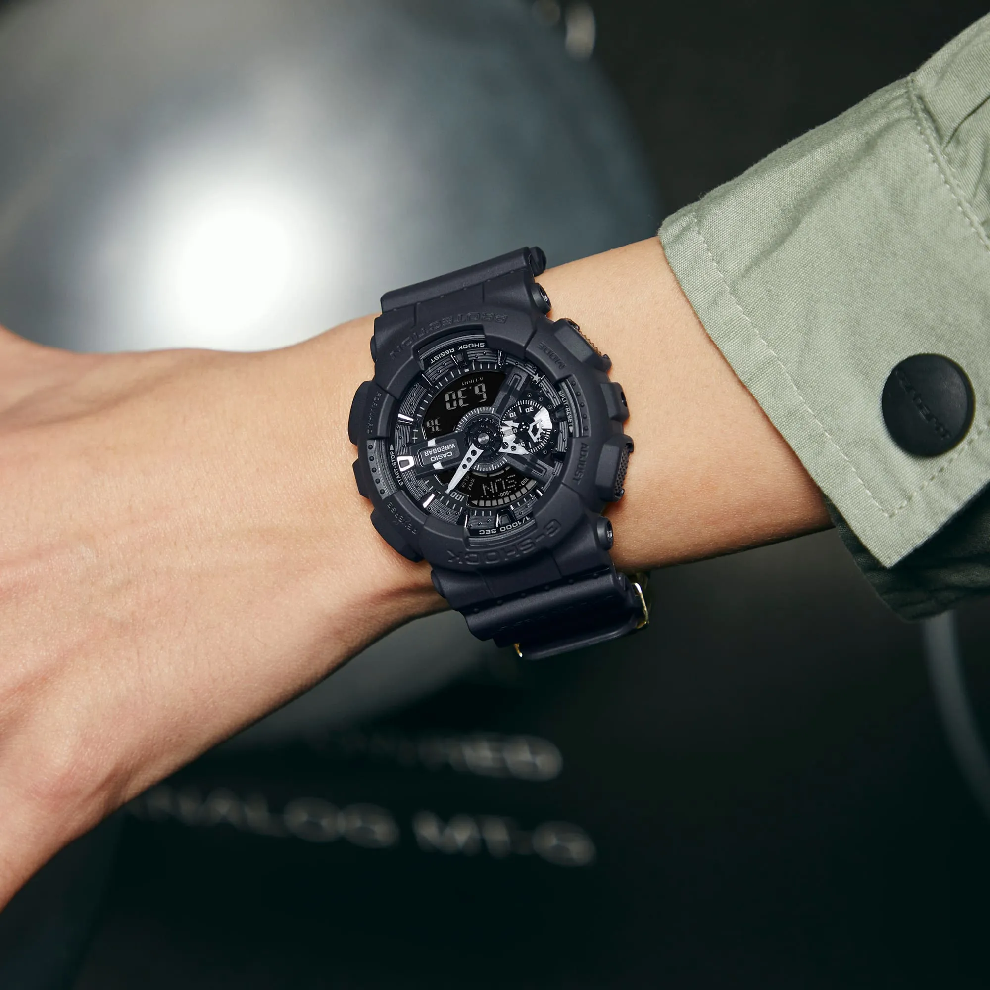 G-Shock 110 SERIES Black Resin Band Watch GA114RE-1A