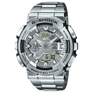 G-Shock 110 Series Silver Stainless Steel Watch GM110D-8A