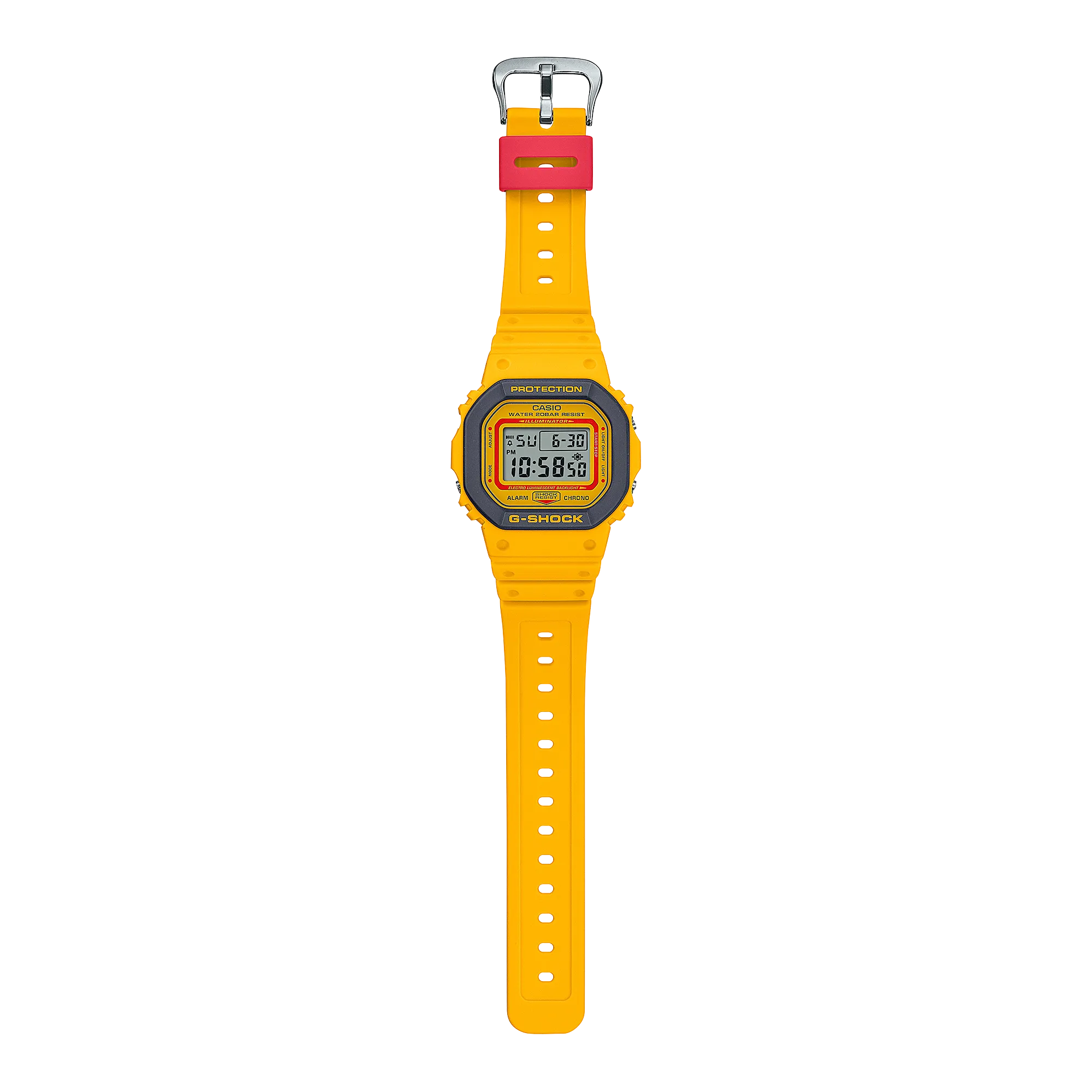 G-Shock 5600 Series '90s-inspired colourful' Yellow DW5610SC-2D