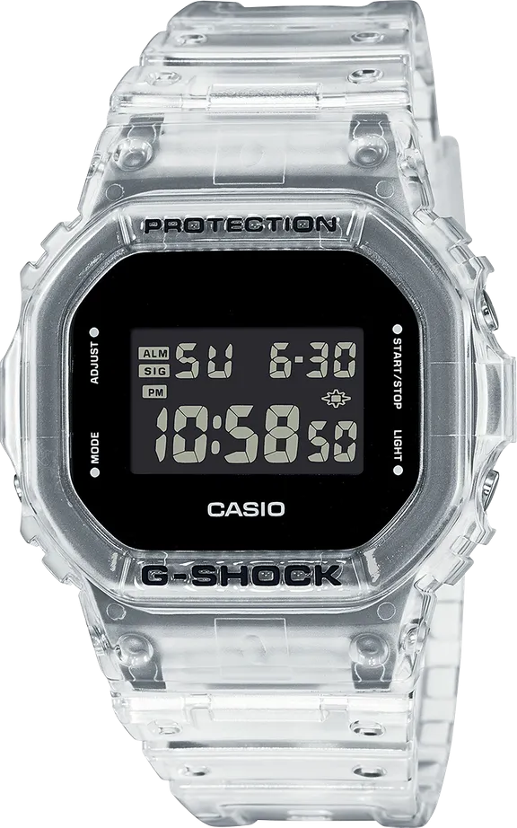 G-Shock 5600 Series Transparent Pack Men's Watch DW5600SKE-7D