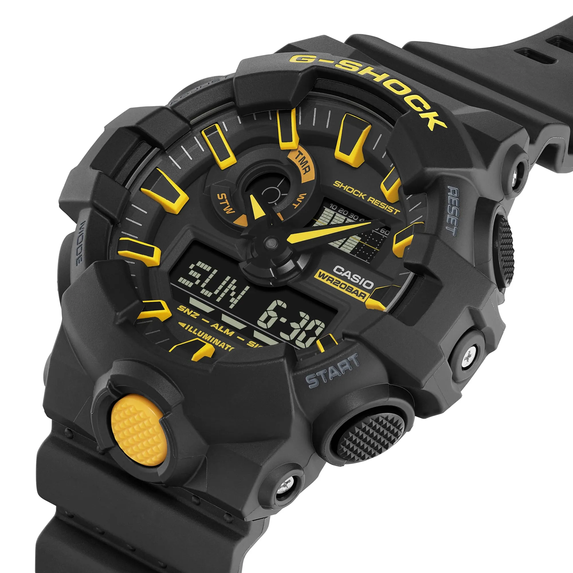 G-Shock Analog Digital Black Dial Resin Band Watch GA700CY-1A