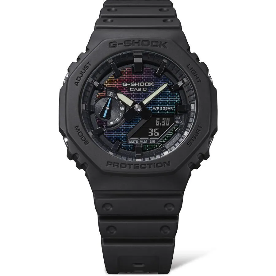 G-Shock Analog Digital Black Resin Band Watch GA2100RW-1A