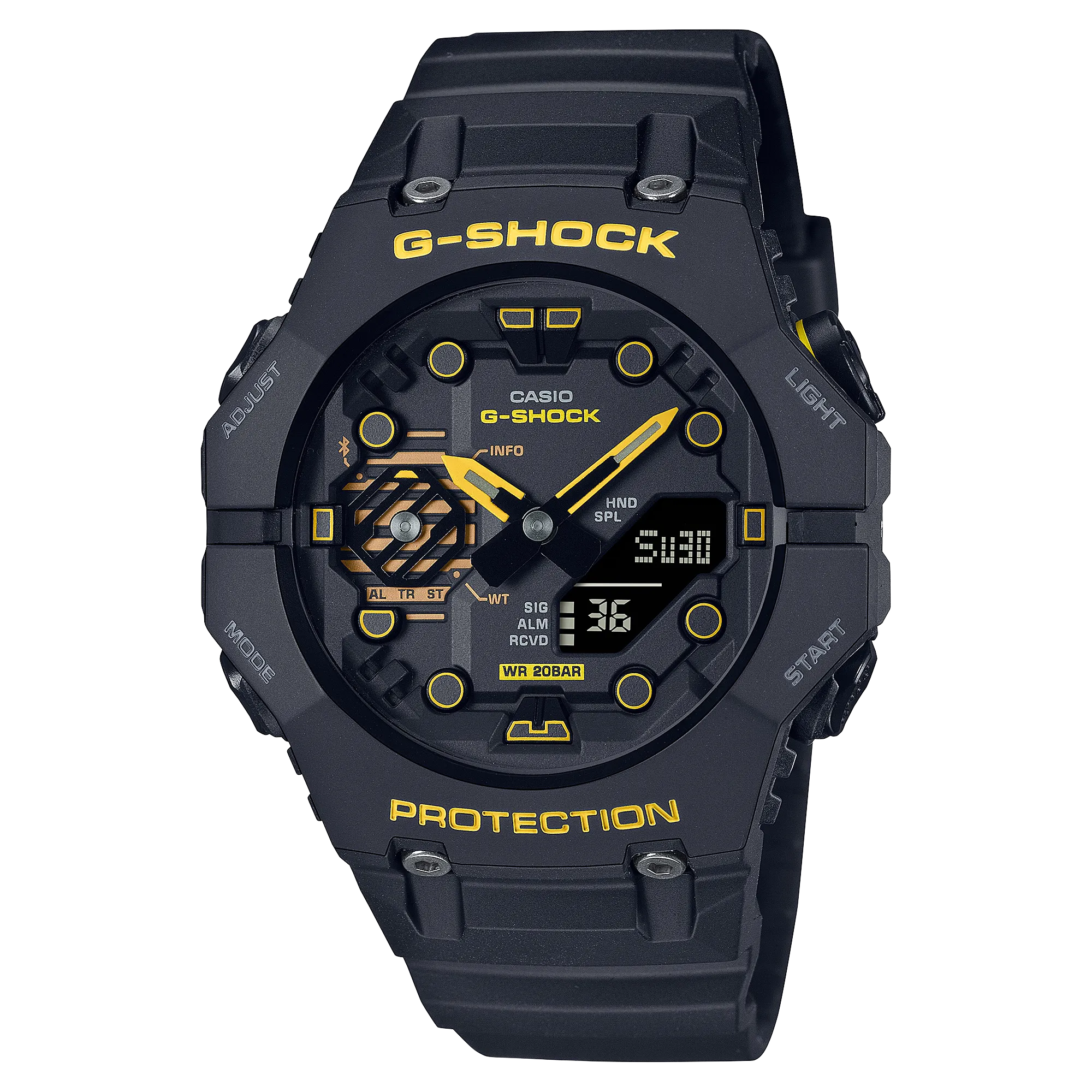 G-Shock Analog Digital Black Resin Band Watch GAB001CY-1A