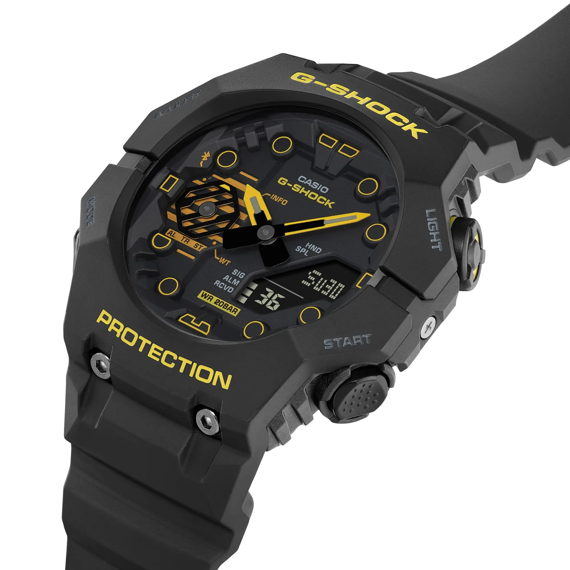 G-Shock Analog Digital Black Resin Band Watch GAB001CY-1A