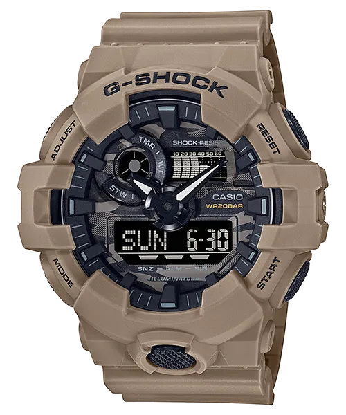 G-Shock Analog-Digital Camo Mens Watch GA700CA-5A