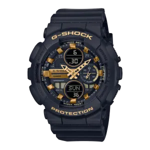 G-Shock Analog Digital DUO Mid Size Black Resin Band Watch GMAS140M-1A