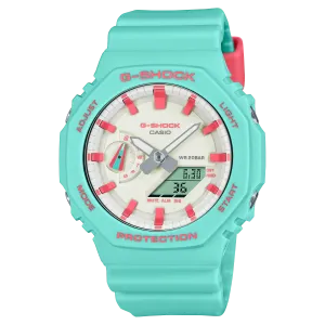 G-Shock Analog Digital DUO Rich Brian collaboration Blue Resin Band Watch GA2100RB-3A