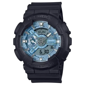 G-Shock Analog Digital DUO Rugged Black Resin Band Watch GA110CD-1A2