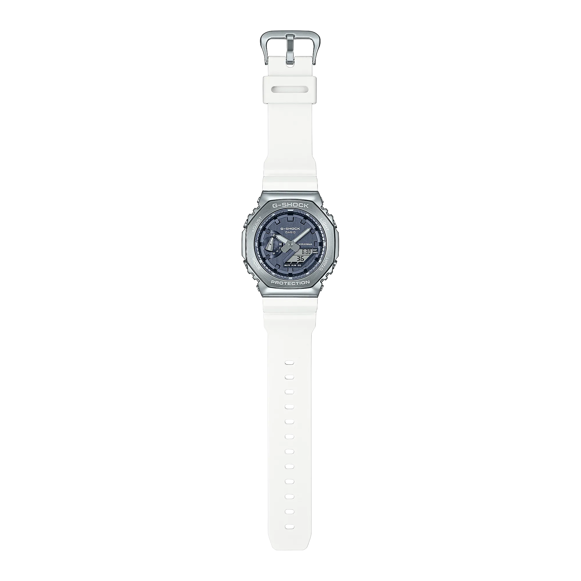 G-Shock Analog Digital DUO Winter Sparkle White Resin Band Watch GM2100WS-7A