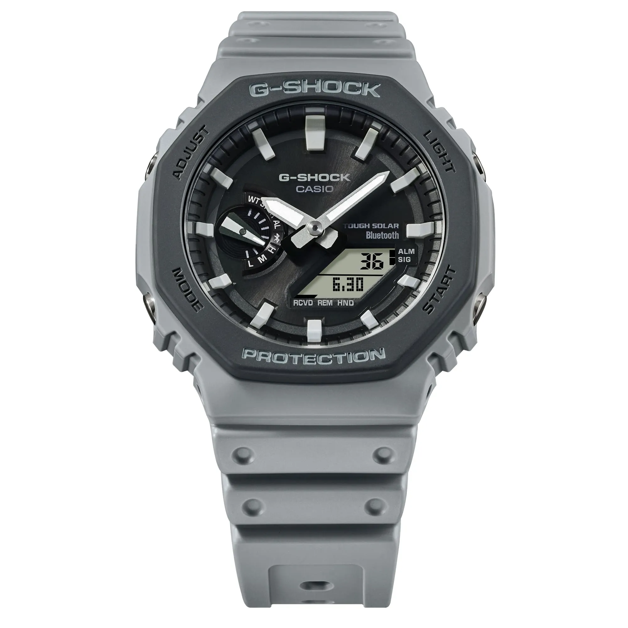 G-Shock Analog Digital Grey Dial Grey Resin Band Watch GAB2100LUU-8A