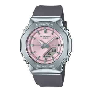 G-Shock Analog Digital Pink Dial Grey Resin Band Watch GMS2110-4A