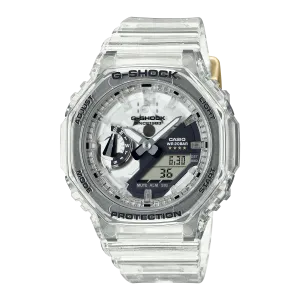 G-Shock Analog Digital Transparent Resin Band Watch GMAS2140RX-7A