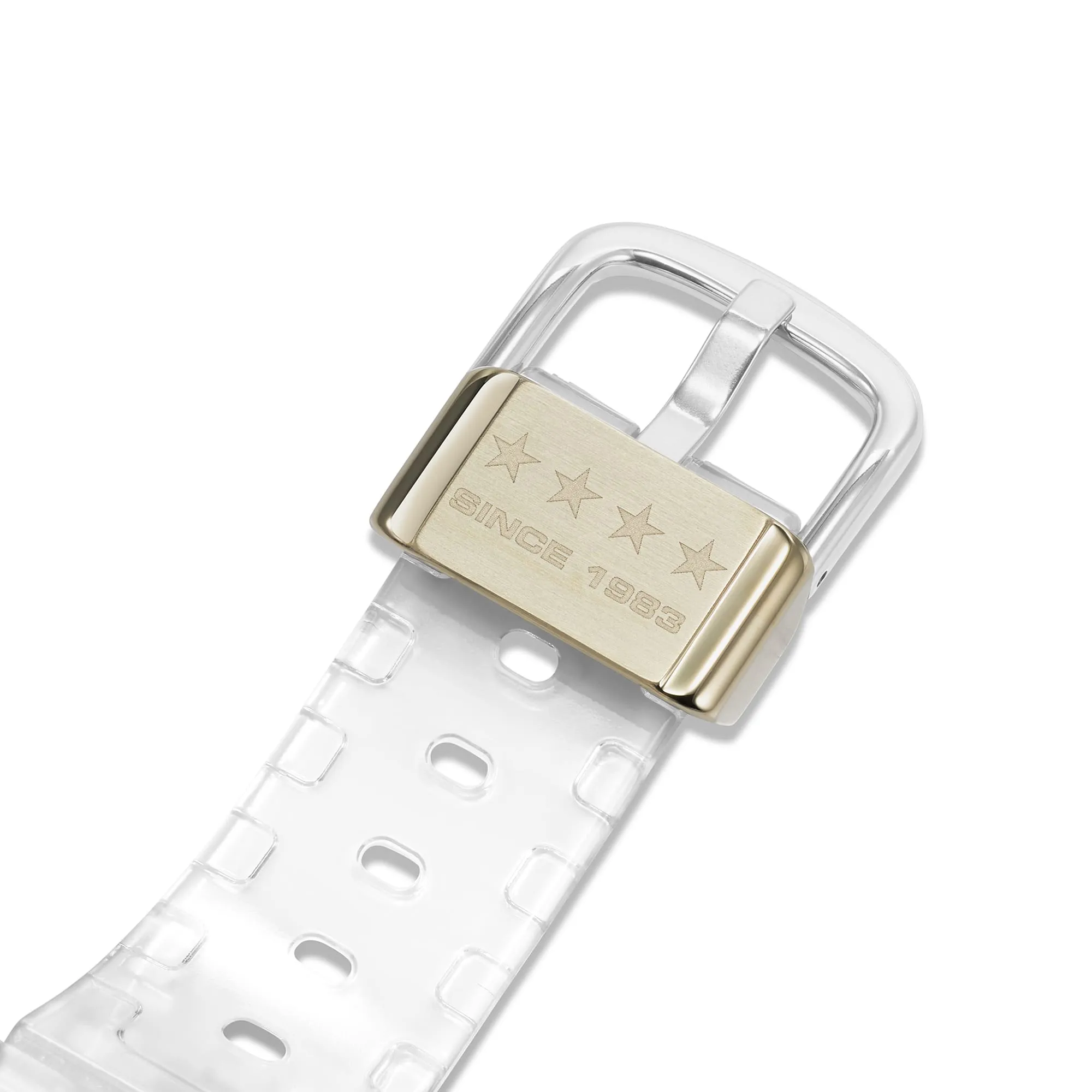G-Shock Analog Digital Transparent Resin Band Watch GMAS2140RX-7A