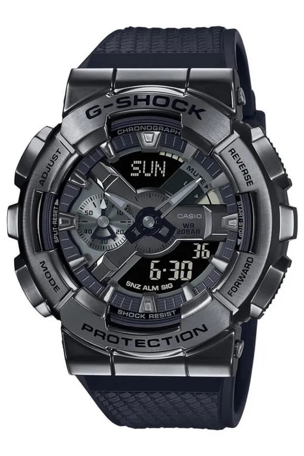 G-Shock Black on Black Metal GM110BB-1A