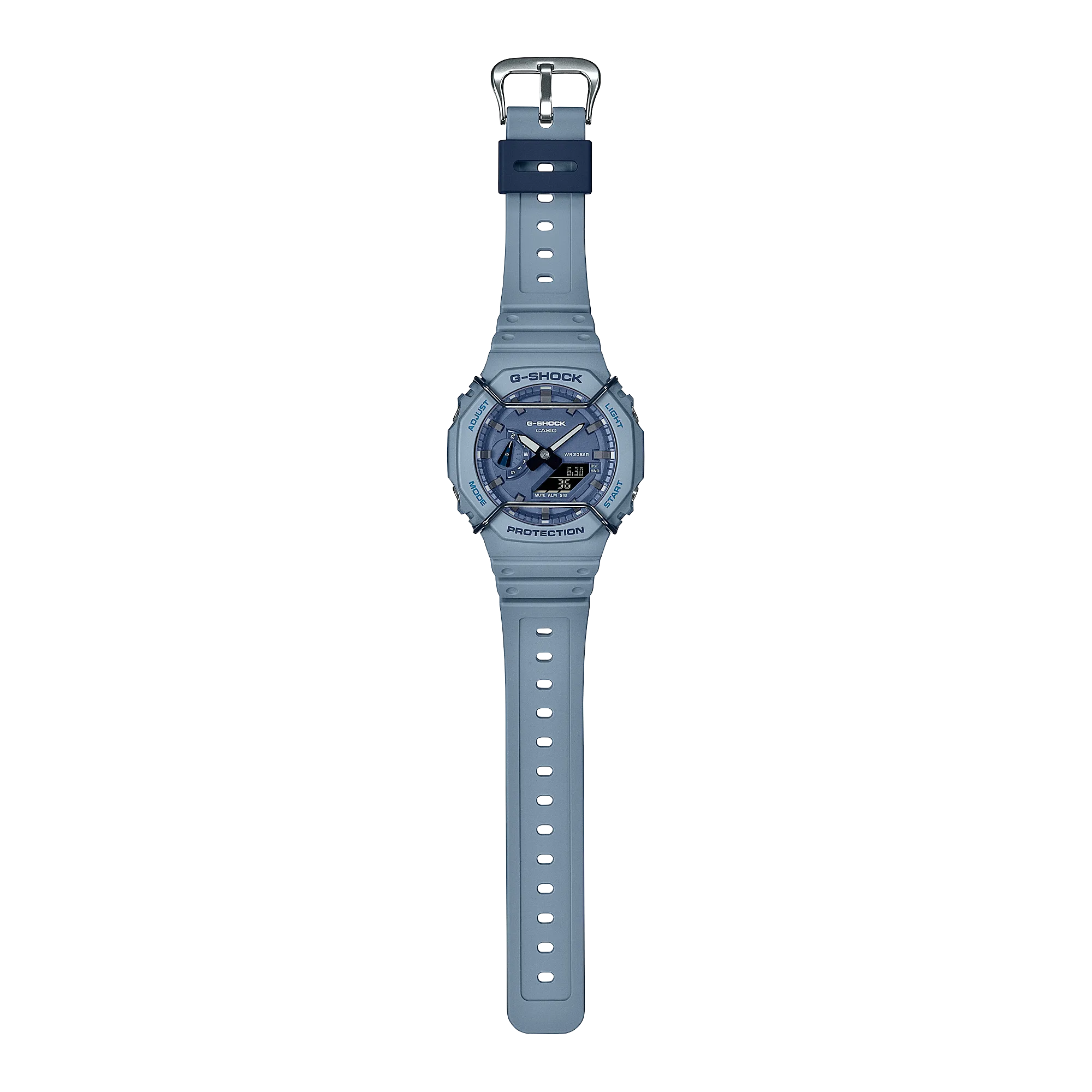 G-Shock CasiOak Face Protector Natural Blue GA2100PT-2A