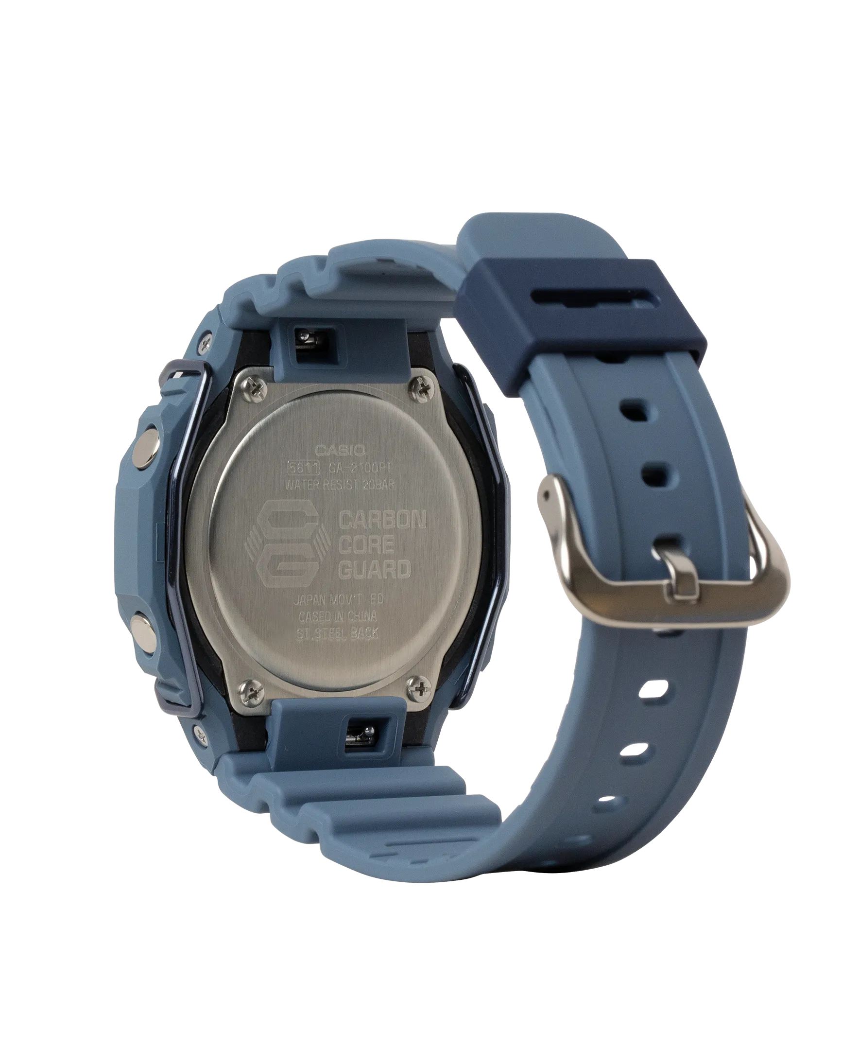 G-Shock CasiOak Face Protector Natural Blue GA2100PT-2A