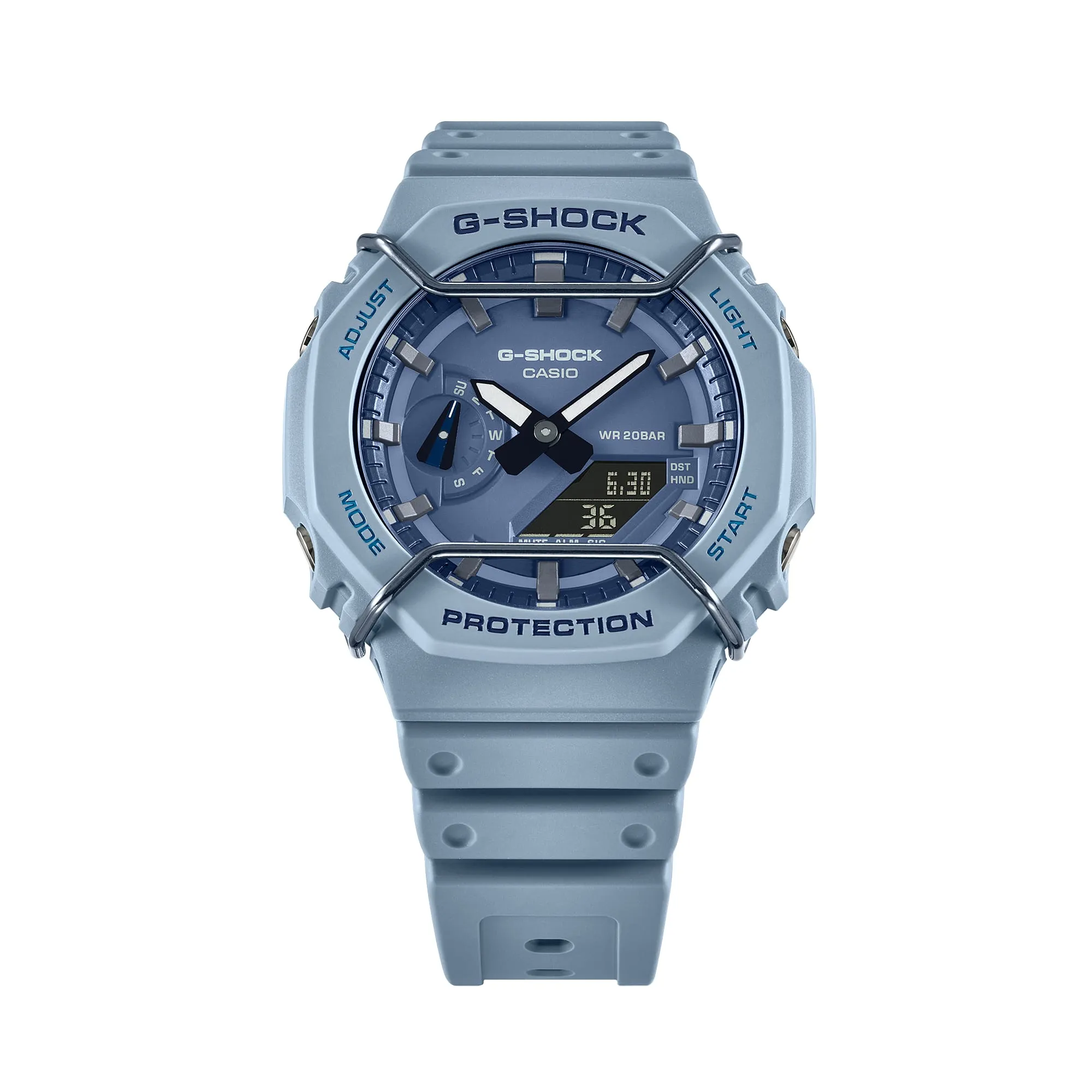 G-Shock CasiOak Face Protector Natural Blue GA2100PT-2A