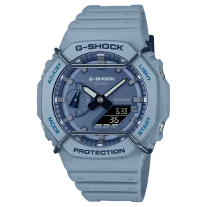 G-Shock CasiOak Face Protector Natural Blue GA2100PT-2A