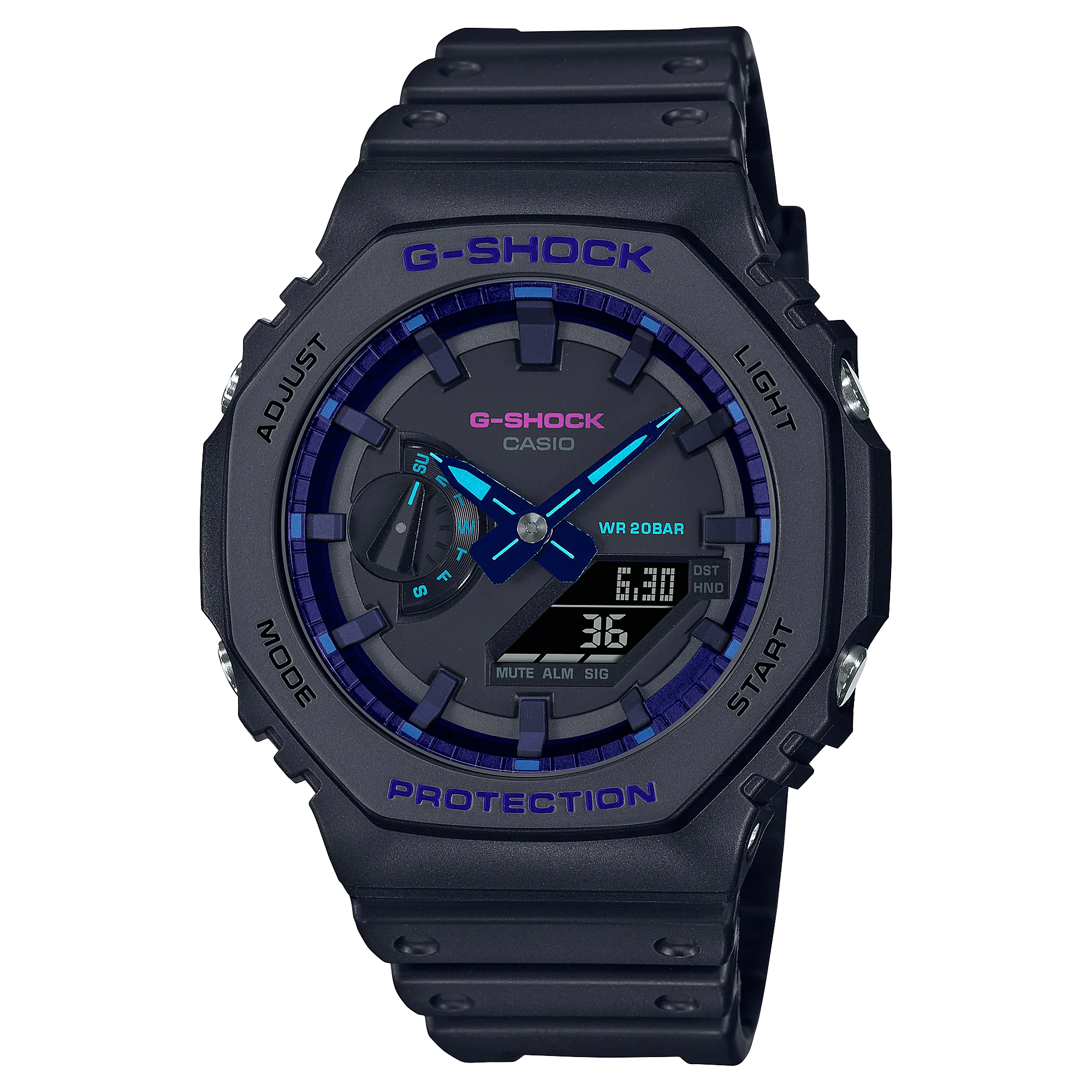 G-Shock CasiOak Virtual World Mens Watch GA2100VB-1A