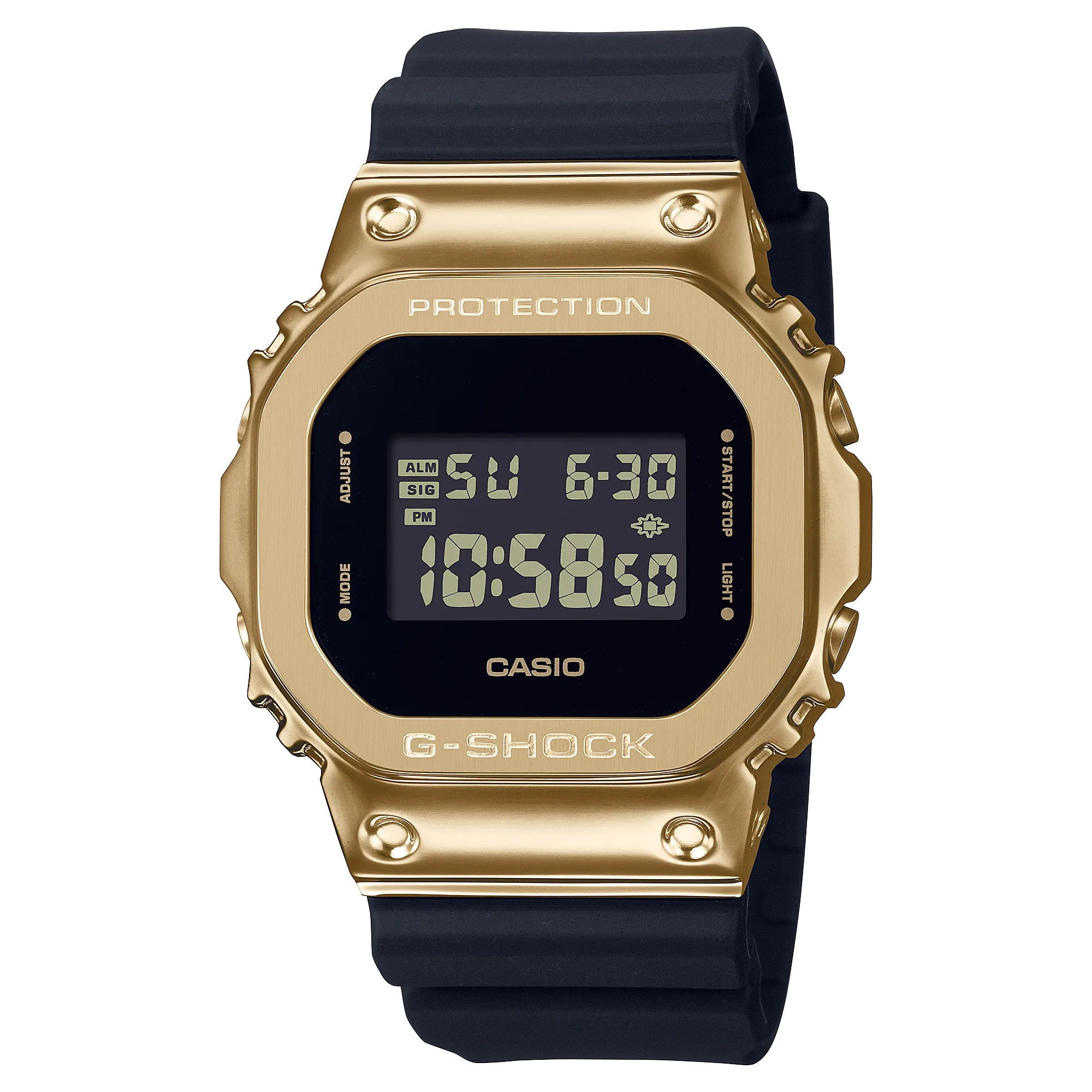 G-Shock Digital 5600 Series Black Resin Strap Mens Watch GM5600G-9D
